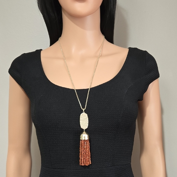 Kendra Scott "Monroe" Tassel Pendant Necklace - Picture 2 of 8